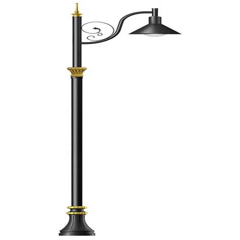 5 Feet Mild Steel Single Arm Cast Iron Designer Pole For Street For