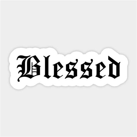 Blessed Old English Gothic by ch | Old english font tattoo, Old english ...