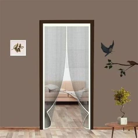 polyester magnetic type door mosquito net  home  sq ft