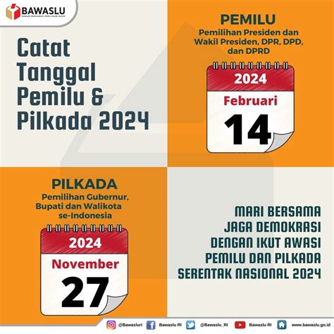 Pemilu Dilaksanakan Pada Tanggal