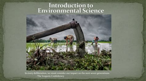 Ppt Introduction To Environmental Science Powerpoint Presentation