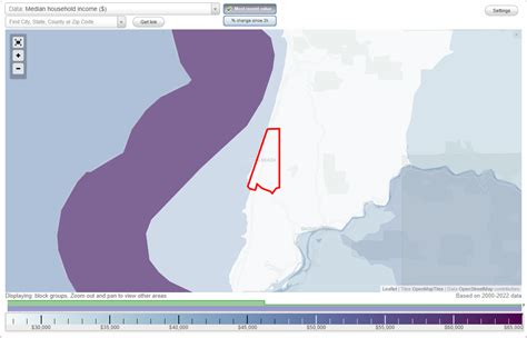 Nesika Beach Oregon Or Income Map Earnings Map And Wages Data