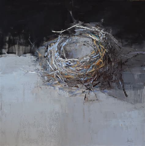 Artwork – Barbara Flowers | Bird nest painting, Nest art, Original art ...