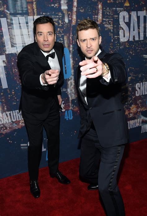 Jimmy Fallon and Justin Timberlake | Celebrities at SNL 40th ...