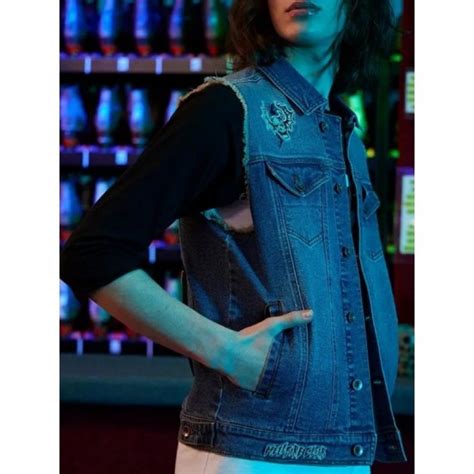 Stranger Things S04 Eddie Munson Denim Vest