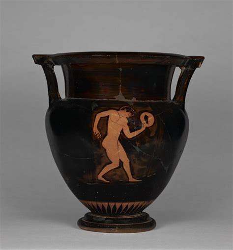 C 490 BC Attic Red Figure Column Krater Getty Museum Attic Red Figure