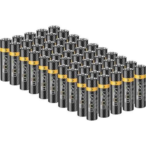 Lot De 50 Piles Aaa Rechargeables Nimh 500 Mah 1 2 V J2021 Cdiscount