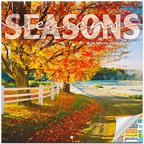 Seasons Calendar 2023 -- Deluxe 2023 Four Seasons Wall Calendar Bundle ...