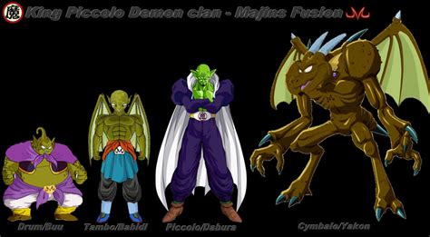 King Piccolo Demon Clan - Majins Fusion by Plessress on DeviantArt