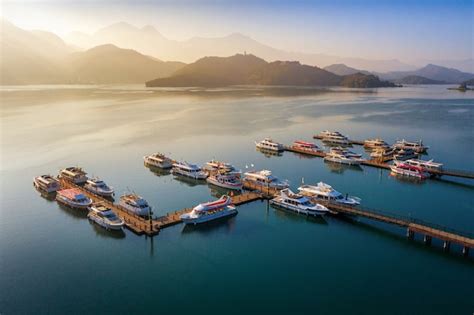 Free Photo | Sun moon lake in morning, Taiwan.