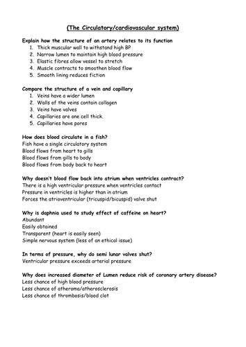 Model Answers For Biology Edexcel Alevel Snab Topic 1 Lifestyle