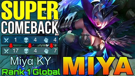 Bad Start Comeback Miya Late Game Queen Top 1 Global Miya By Miyα Ky