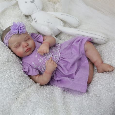 Wooroy Realistic Reborn Baby Dolls Inch Lifelike Sleeping Baby