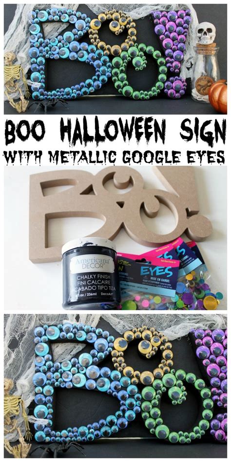 Easy Diy Halloween Boo Sign Decor Angie Holden The Country Chic Cottage