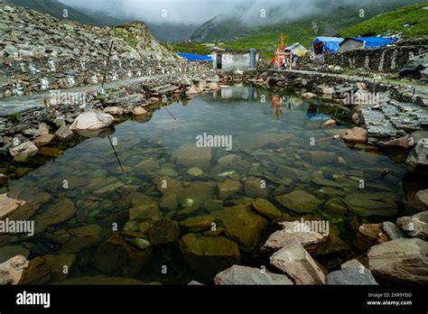 July Th Himachal Pradesh India Gauri Kund A Sacred Pond