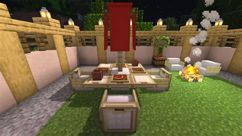 How To Make A Picnic Table In Minecraft Pe Cabinets Matttroy