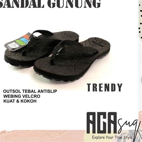 Jual Sandal Gunung Pria Sandal Jepit Gunung Outdoor Sandal Gunung