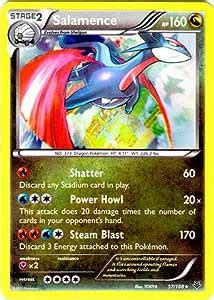 Amazon Pokemon Salamence 57 108 XY Roaring Skies Holo