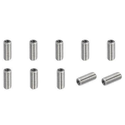 PATIKIL Thread Adapters Sleeve Reducing Nut 10 Pcs M5x0 8 Male To M3x0