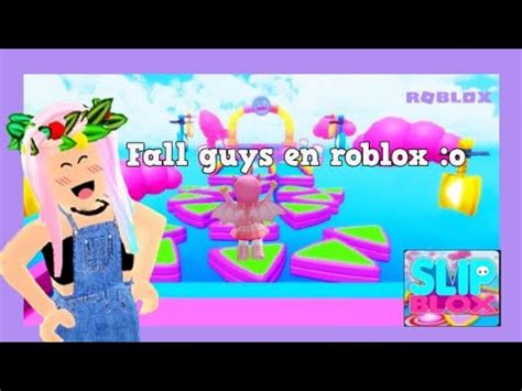 Jugando A Fall Guys En Roblox SlipBlox Melu Blox YouTube