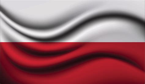 Poland Realistic waving Flag Design 3810832 Vector Art at Vecteezy