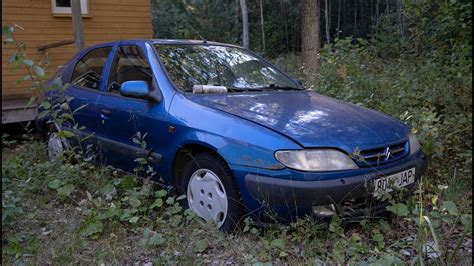 Starting Citroen Xsara After 8 Years Test Drive YouTube