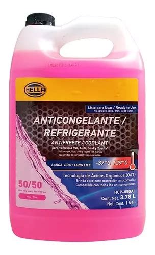 Anticongelante Rosa Hella Gal N L Listo Para Usar