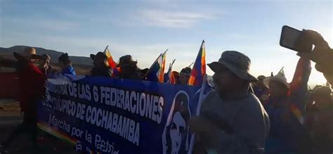 Coordinadora De La Seis Federaciones En La Marcha Por La Patria