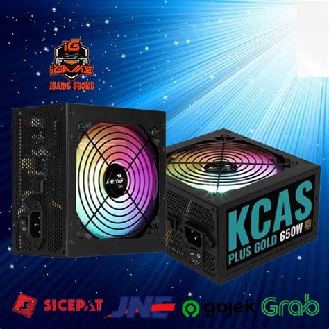 Jual Aerocool KCAS 650W ARGB Fan 650Watt 80 Plus Gold Flat Power