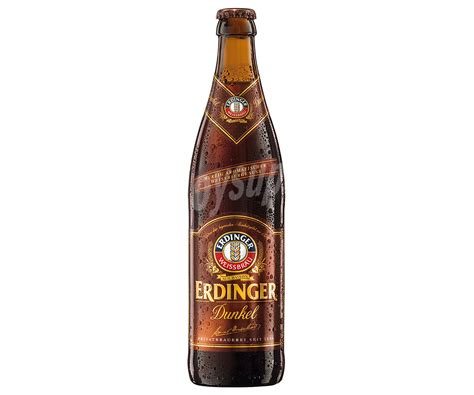 Erdinger Cerveza Negra Alemana Dunkel Botella Cl