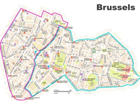 Carte De Bruxelles Plusieurs Cartes De La Ville En Belgique