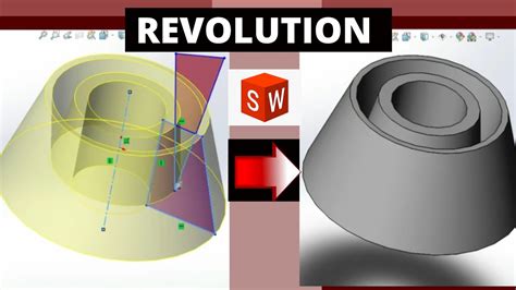 Solidworks Comment Faire Une R Volution Avec Base Bossage Youtube