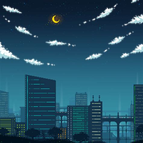 Night City [Pixel Art] by Vidreview on DeviantArt