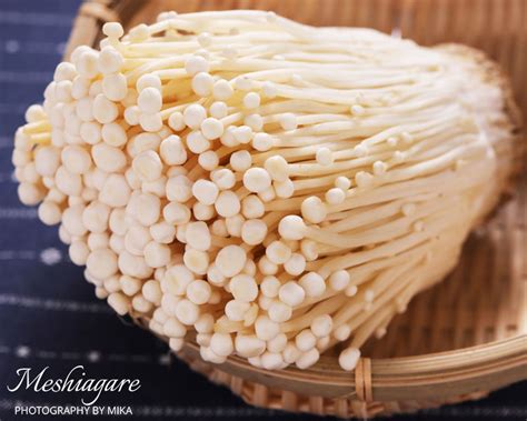 Enokitake Enoki Mushroom Cook And Meshiagare