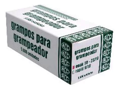 Grampos Para Grampeadores Acc Galvanizado X Unidades Mercadolivre