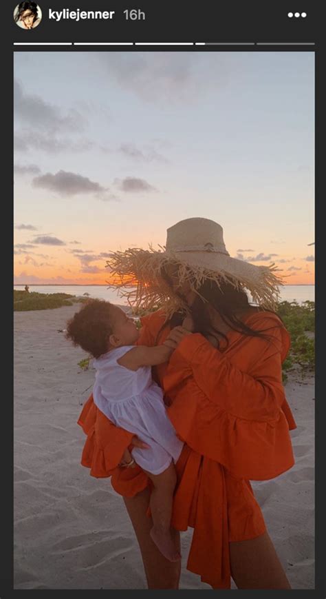 Kylie Jenner And Stormi Webster Wear Matching Bathing Suits On Vacation