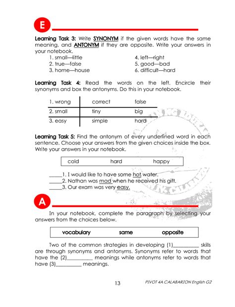 English 2 Module Quarter 3 Grade 2 Modules