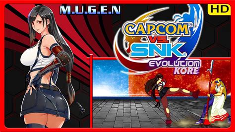 Capcom Vs Snk Evolution Kore Gameplay With Tifa Lockhart Ffvii M