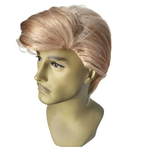 Donald Trump Gold Wig Costume Hair US President Cosplay for Halloween ...