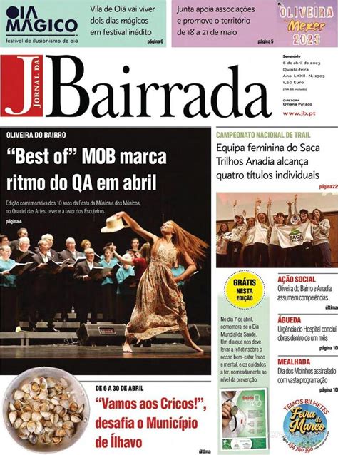 Capa Jornal Da Bairrada De 2023 04 06