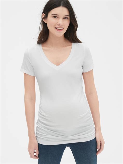 Maternity Pure Body V Neck T Shirt Gap