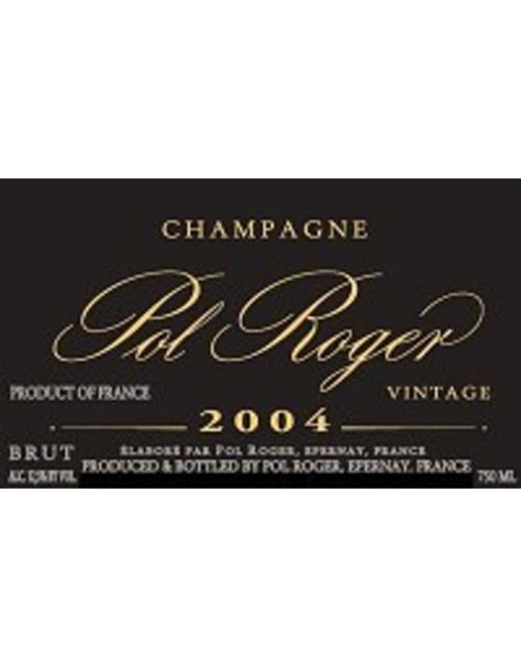 Sale Pol Roger Reserve Brut Champagne Ml Pound Ridge Wine