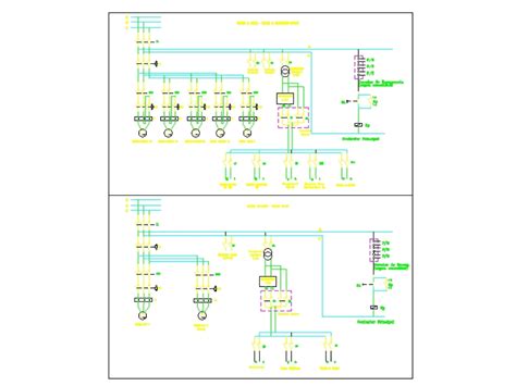 Diagrama Unifilar En Autocad Descargar Cad Gratis 4879 Kb Bibliocad