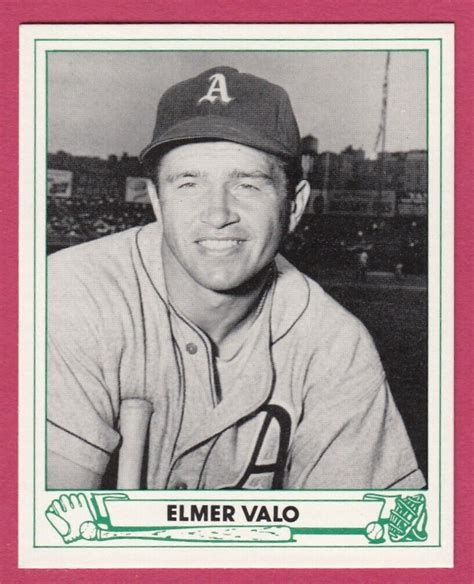 Playball Baseball Card Elmer Valo Philadelphia Athletics