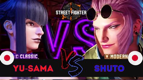 Sf6 👊 Yu Sama Manon Vs Shuto Marisa 👊 Replay Match Street Fighter