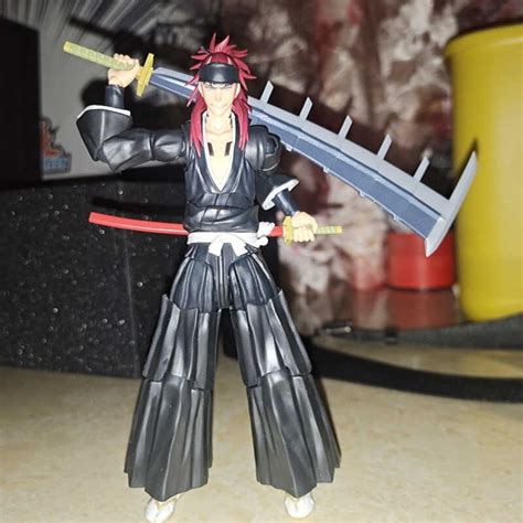 Bleach Abarai Renji Action Figure S H Figuarts Kurosaki Ichigo Shf