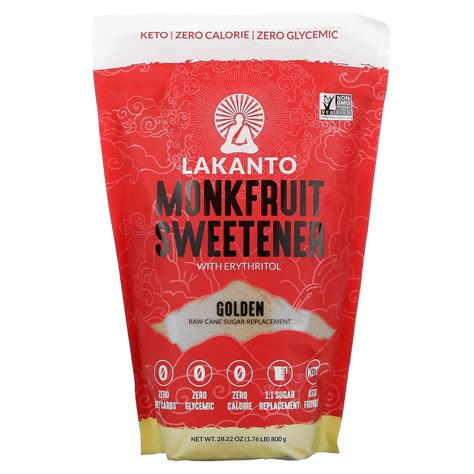 Lakanto Monkfruit Sweetener With Erythritol Golden Oz G