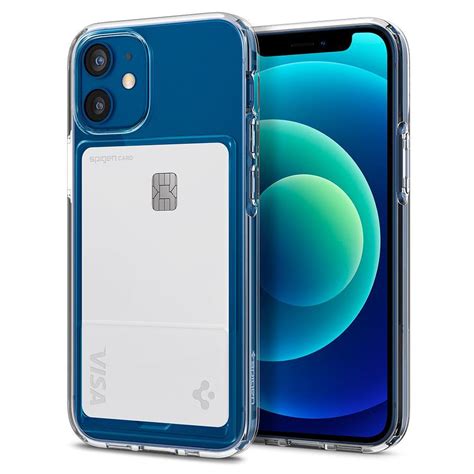 iPhone 12 Mini Kılıf, Spigen Crystal Slot Wallet - Spigen