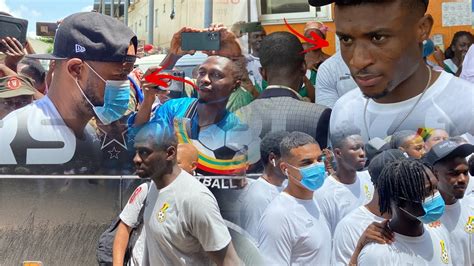 Kudus Jordan Partey Black Stars Players Visit Komfo Anokye Hospital