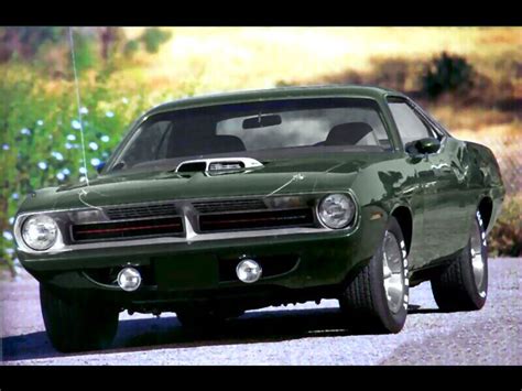 Green Hemi Cuda 70 By Puddlz On Deviantart